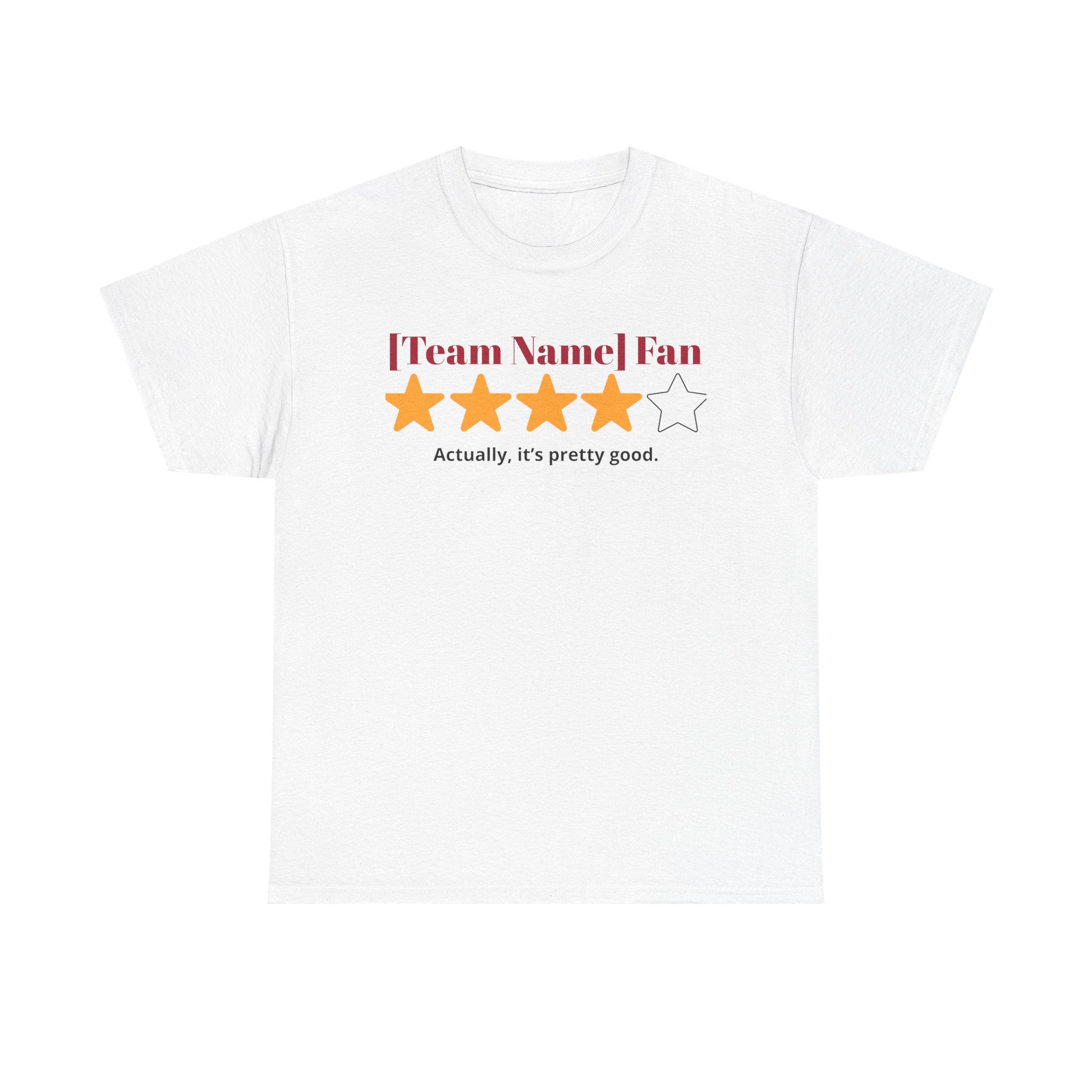 Custom Team Name/Rating T shirt