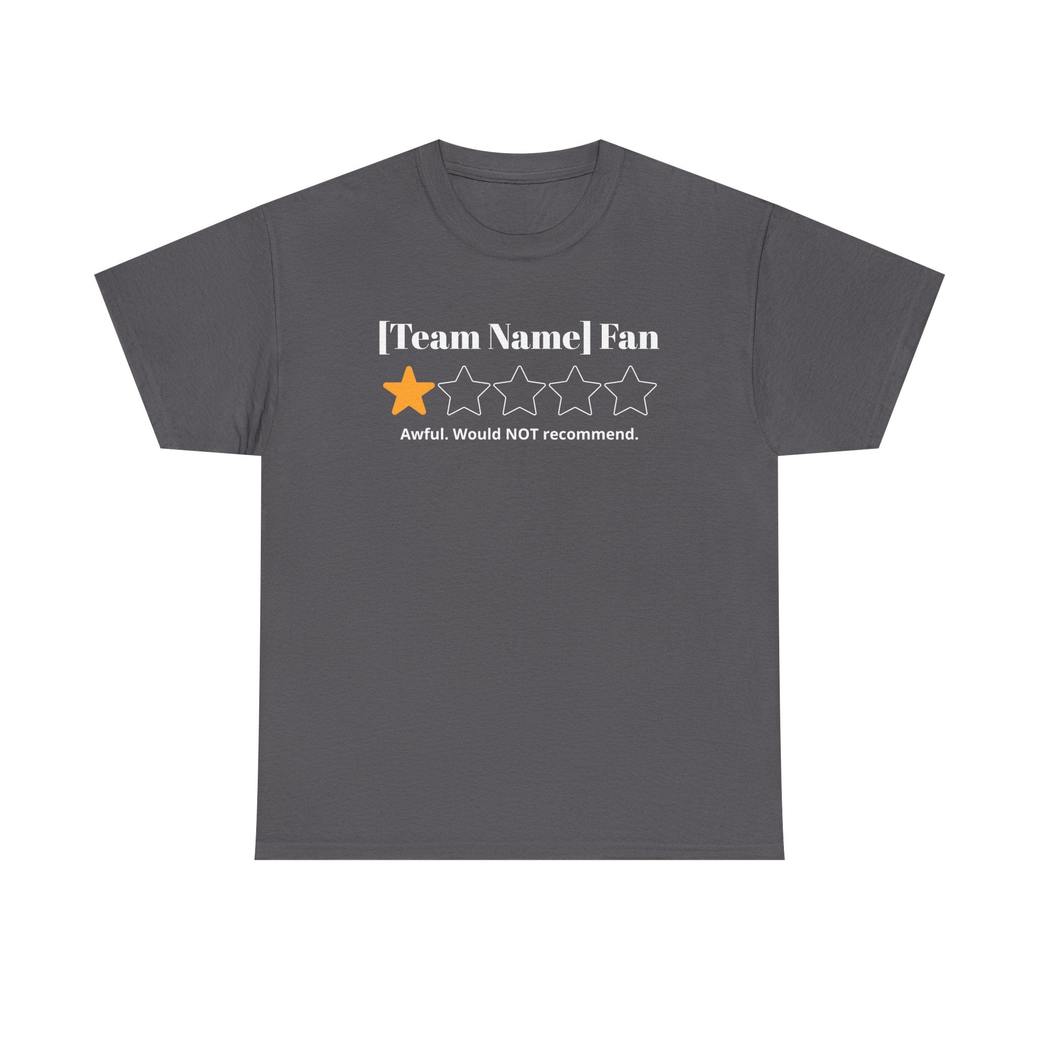 Custom Team Name/Rating T shirt