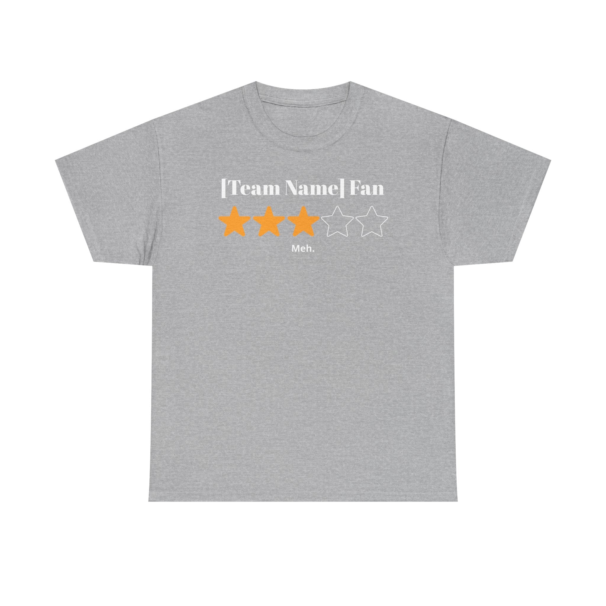 Custom Team Name/Rating T shirt