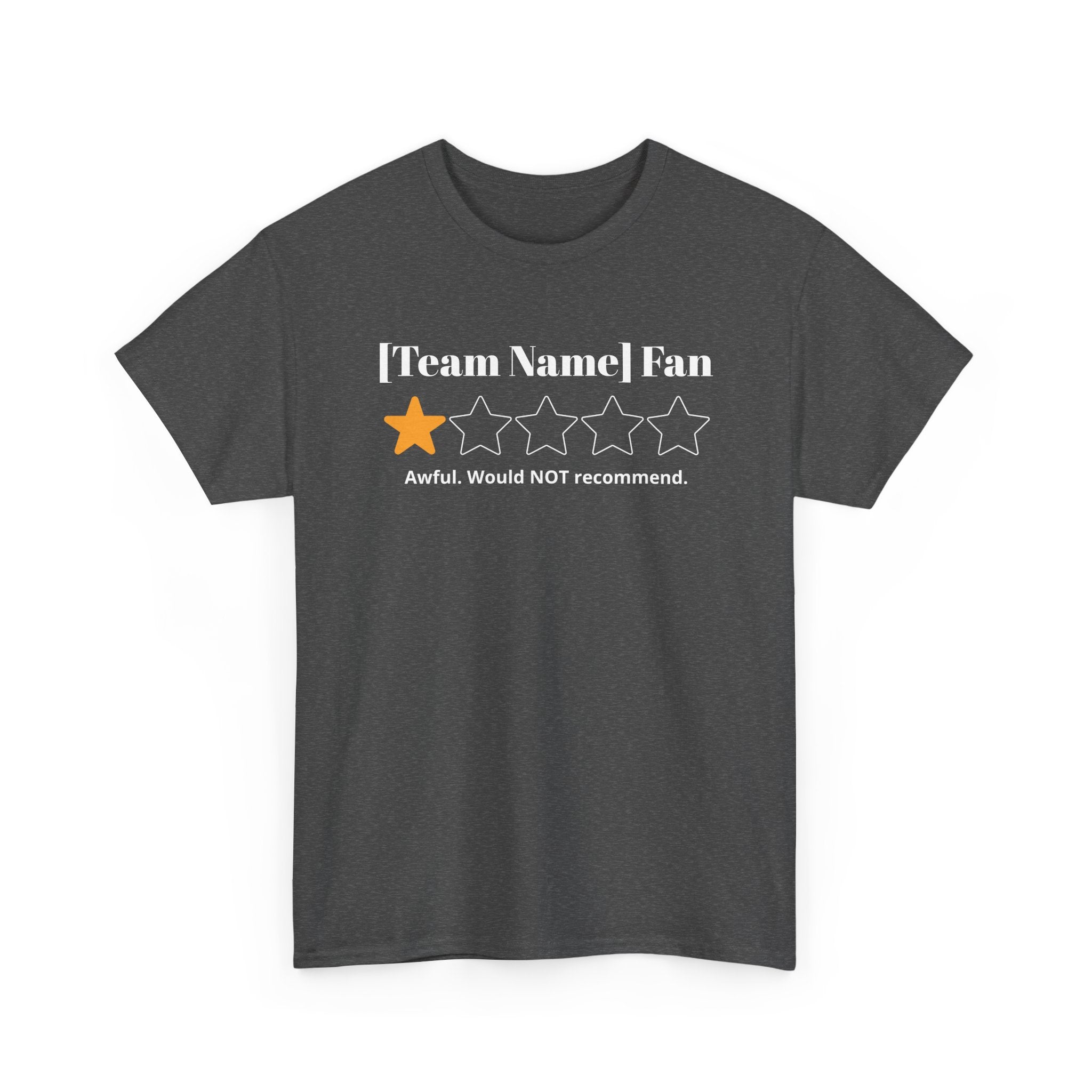 Custom Team Name/Rating T shirt
