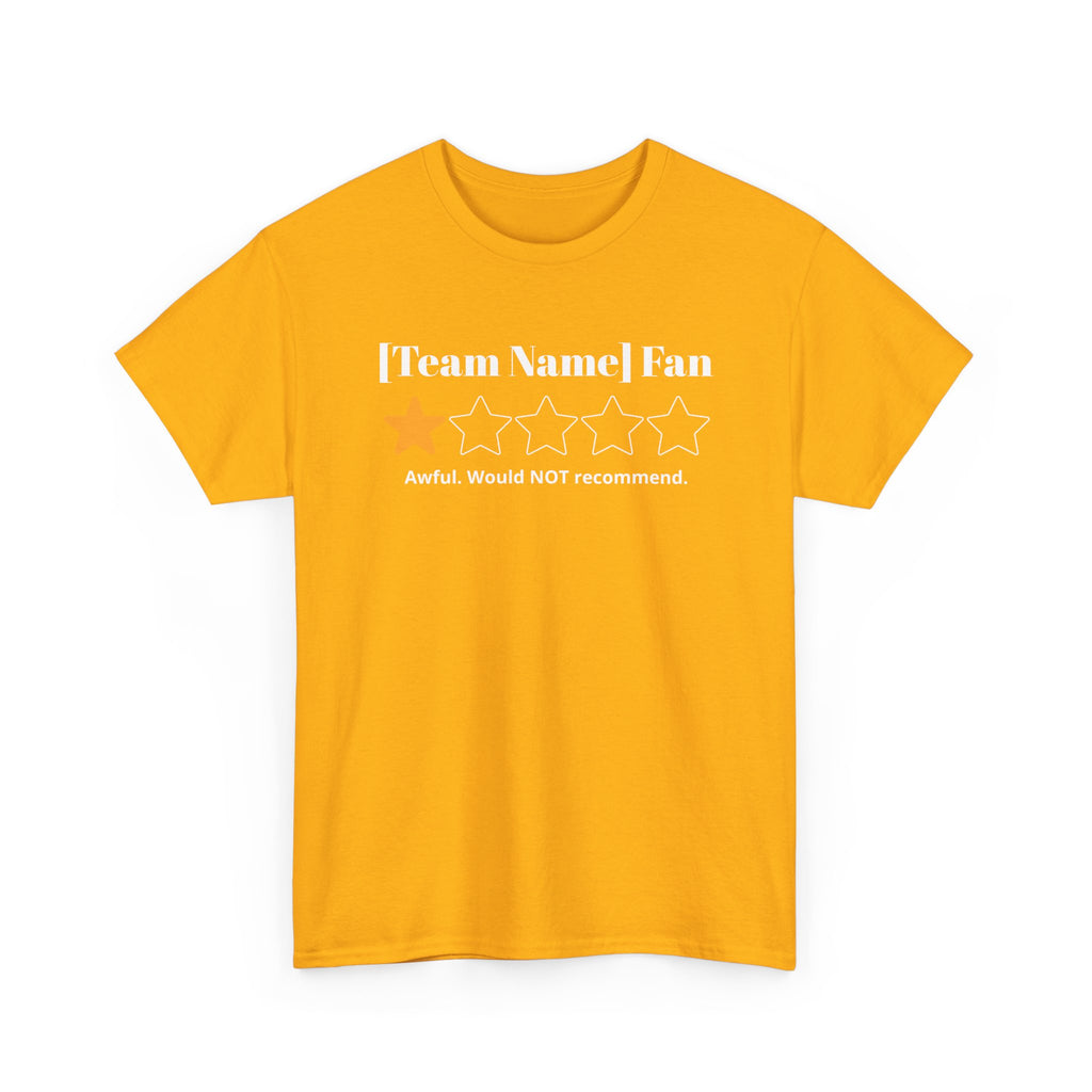 Custom Team Name/Rating T shirt