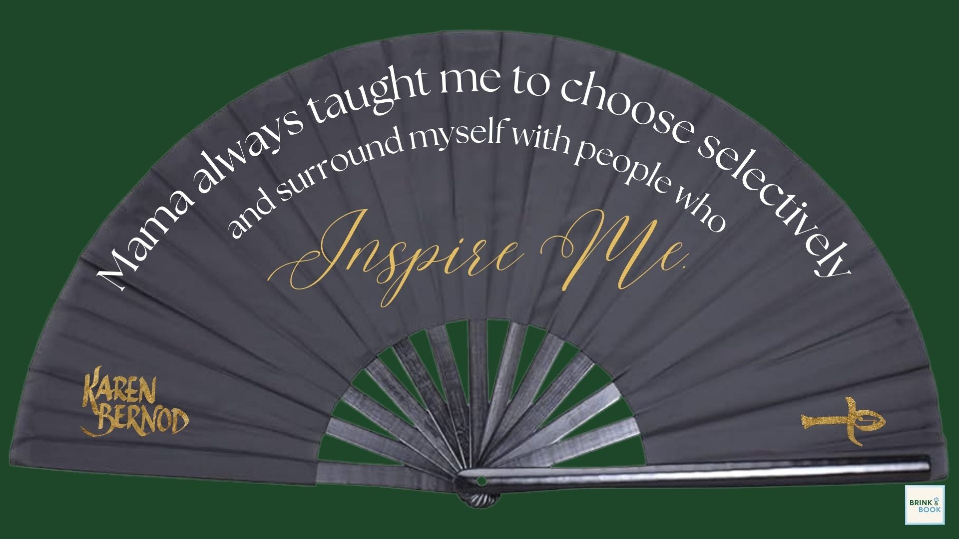 Inspire Me Quote Fan