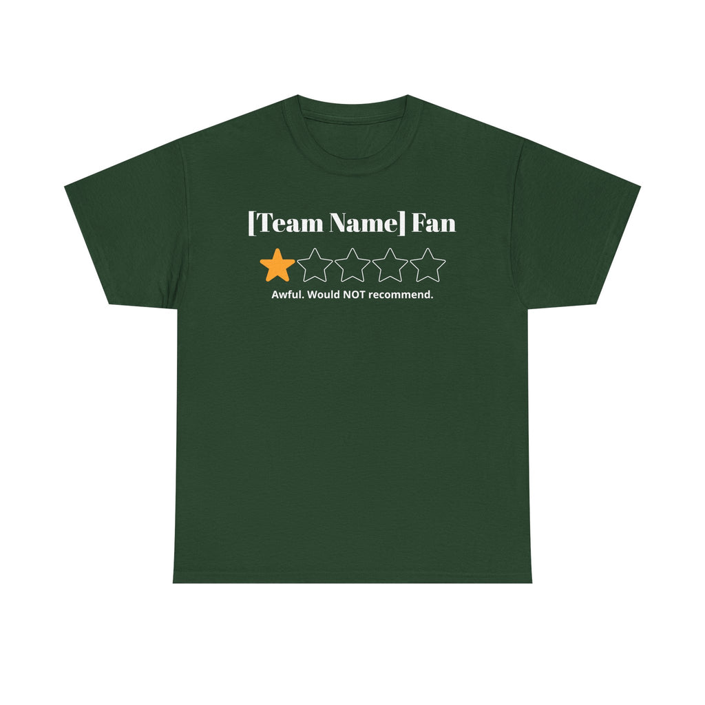 Custom Team Name/Rating T shirt