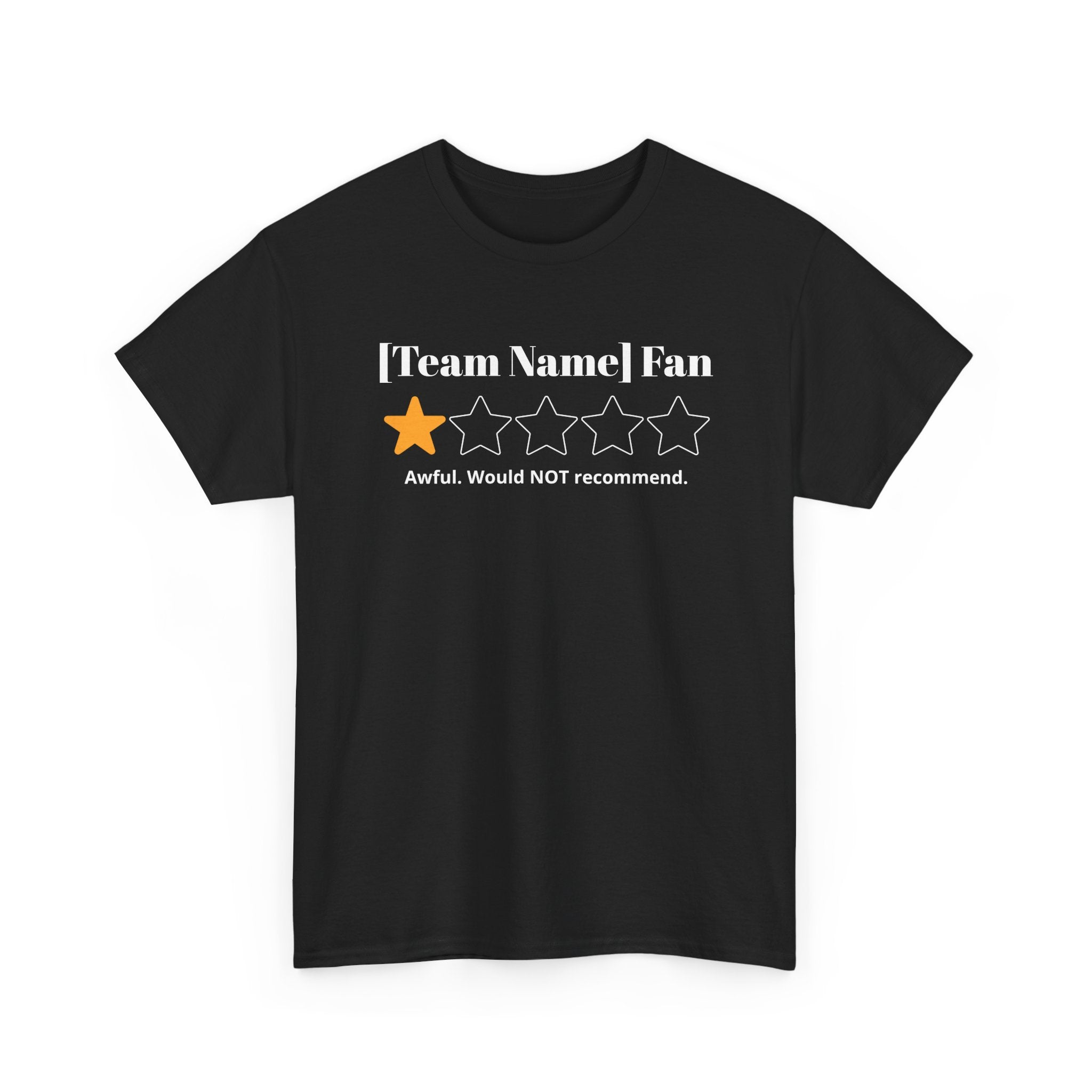 Custom Team Name/Rating T shirt