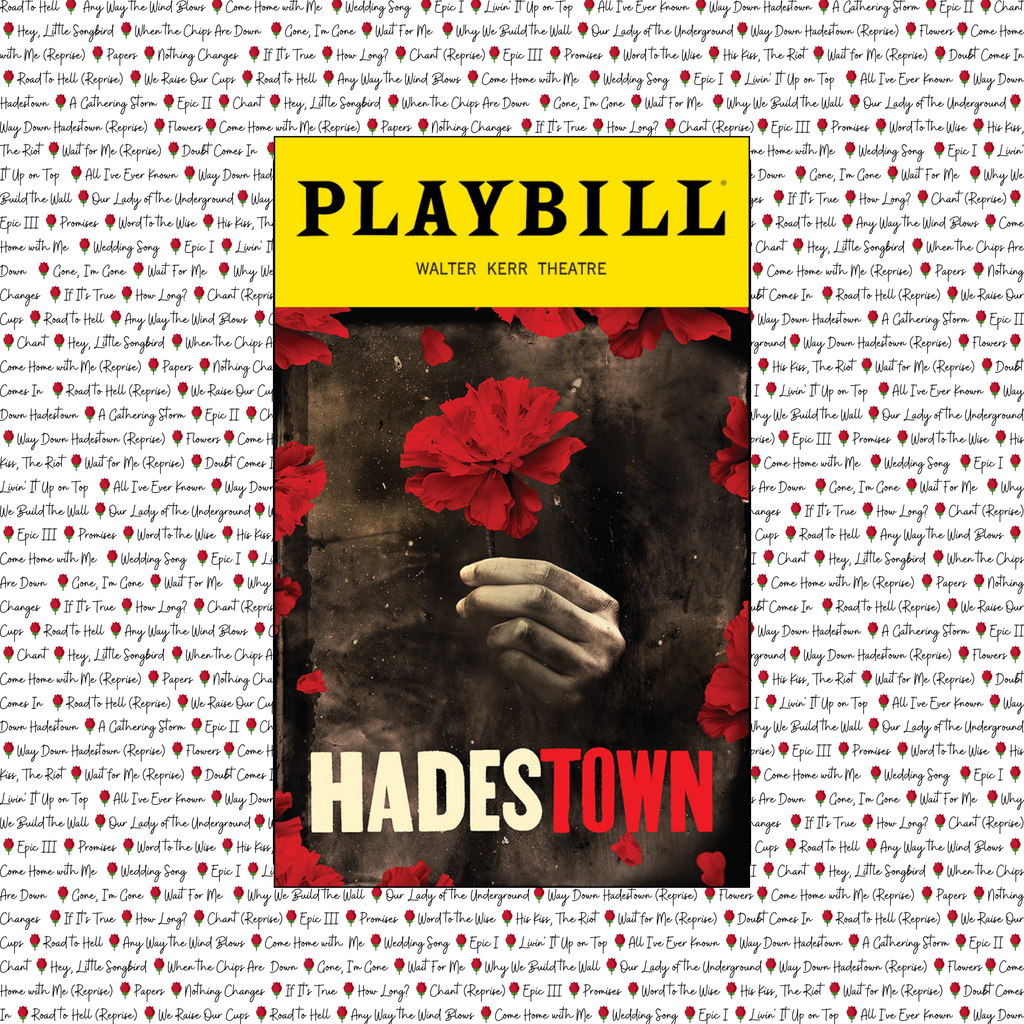 Scrapbook Page for Playbill/Postcard