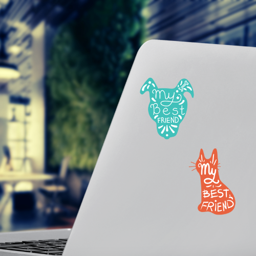 My Best Friend Dog or Cat Sticker