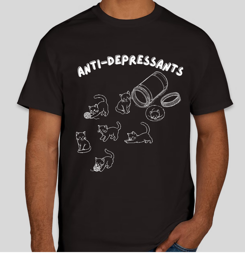 Anti-Depressants Cat Shirt